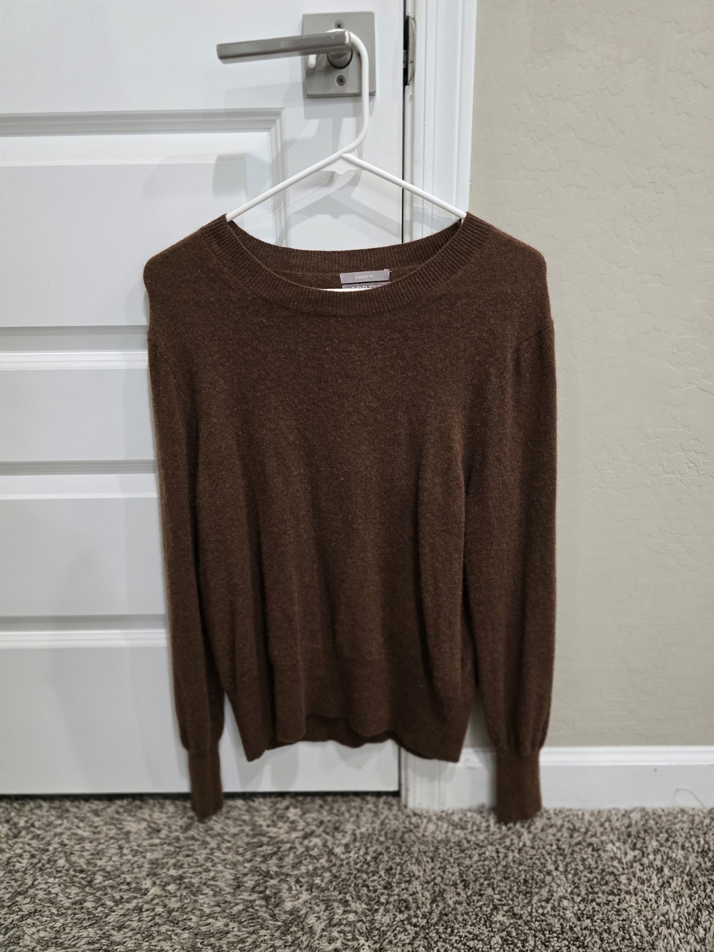 J. Crew Women's Brown Crewneck Sweater